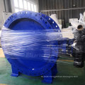 Bundor DN200 class 150# ductile iron pneumatic actuator flanged connection butterfly valve